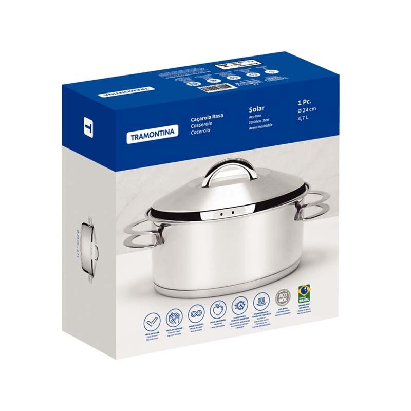 鍋 キャセロール 24cm 62503/240 IH対応 両手鍋 キッチンツール