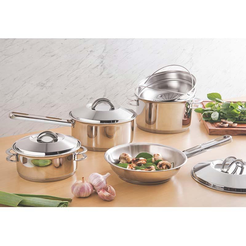鍋 ソースパン 24cm 62501/240 IH対応 片手鍋 キッチンツール 調理器具 ソラール トラモンティーナ 福KDの画像