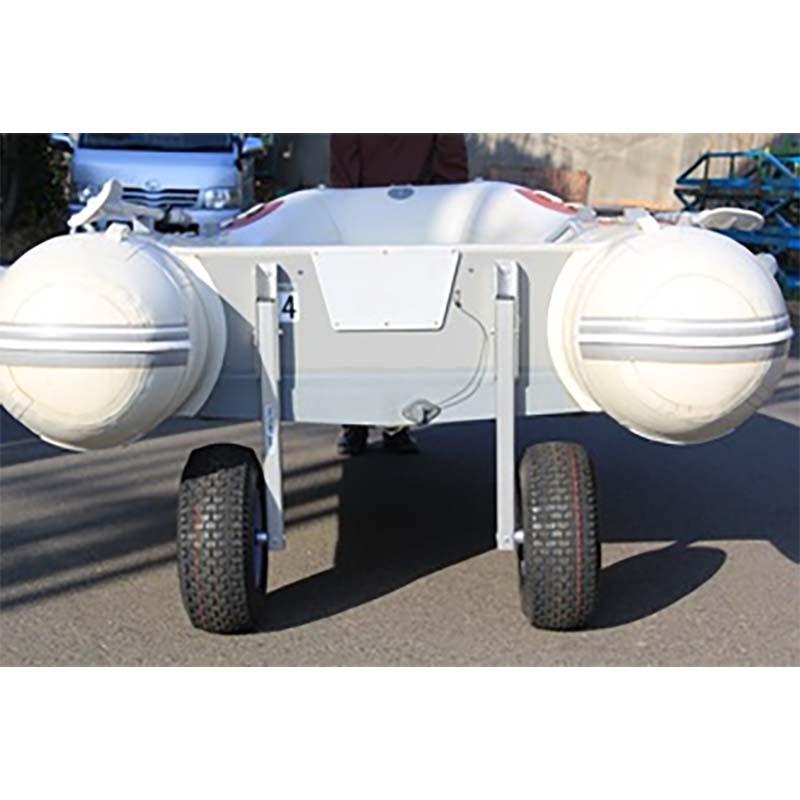 トランサムドーリー Jタイヤ F900J 車軸固定式 アルミ製 ボート 船 運搬 FACTORY ZERO ファクトリーゼロ 個人宅配送不可 代引不可の画像