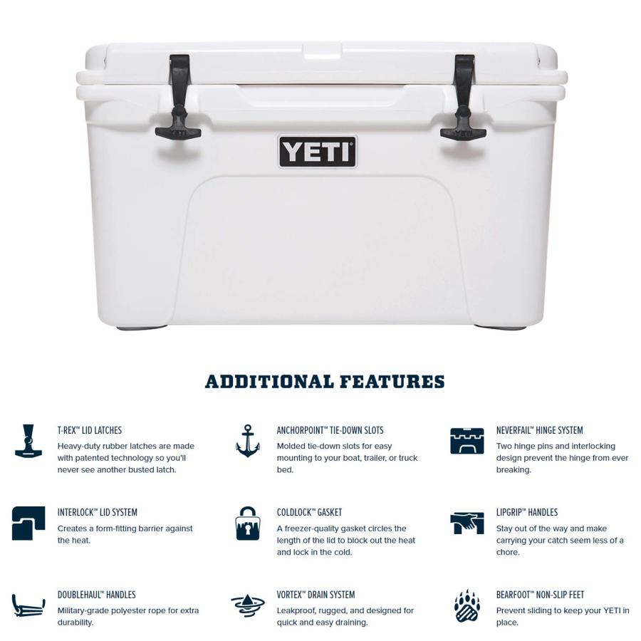 YETI Tundra 45 クーラー:YETIボックス、ホワイト | YETI | 05