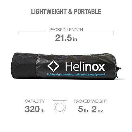 HELINOX COT ONE LIGHTWEIGHT, COMPACT, COLLAPSIBLE, PORTABLE CAMPING COT, REGULAR, BLACK | Helinox | 01
