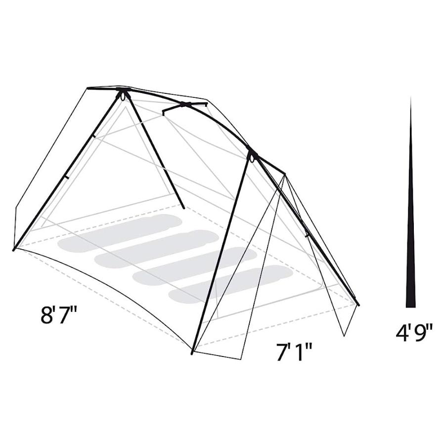EUREKA! TIMBERLINE SQ OUTFITTER 4 PERSON BACKPACKING TENT |  | 02