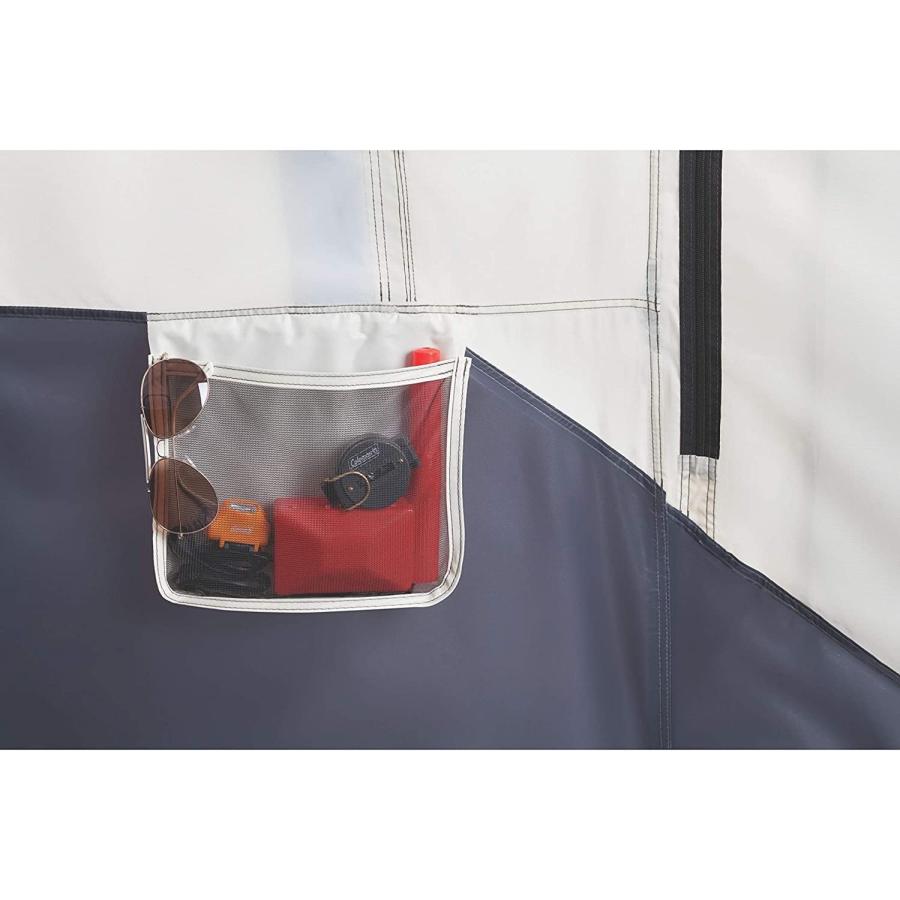 Coleman Camping Tent 8 Person Cabin Tent with Instant Setup, Blue | Coleman | 02