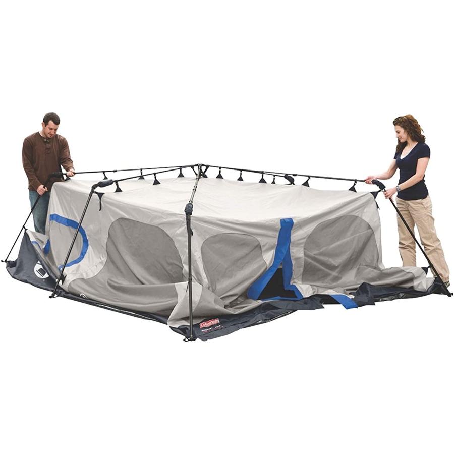 Coleman Camping Tent 8 Person Cabin Tent with Instant Setup, Blue｜usdirectmax｜07