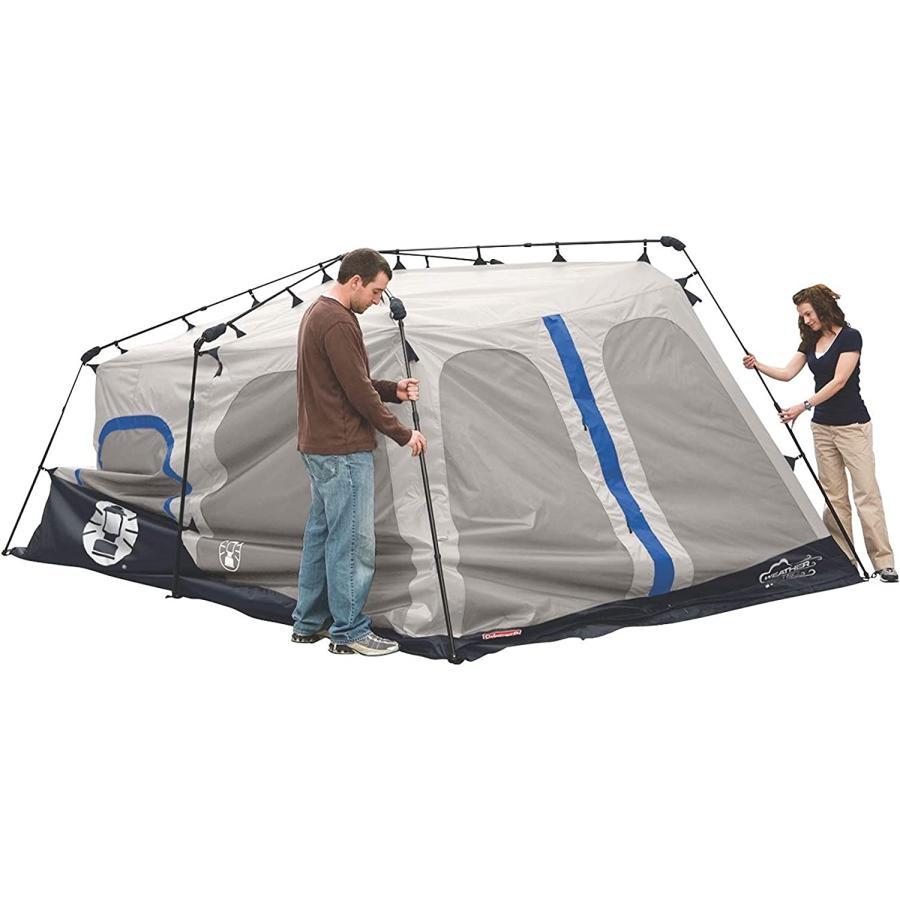 Coleman Camping Tent 8 Person Cabin Tent with Instant Setup, Blue | Coleman | 07