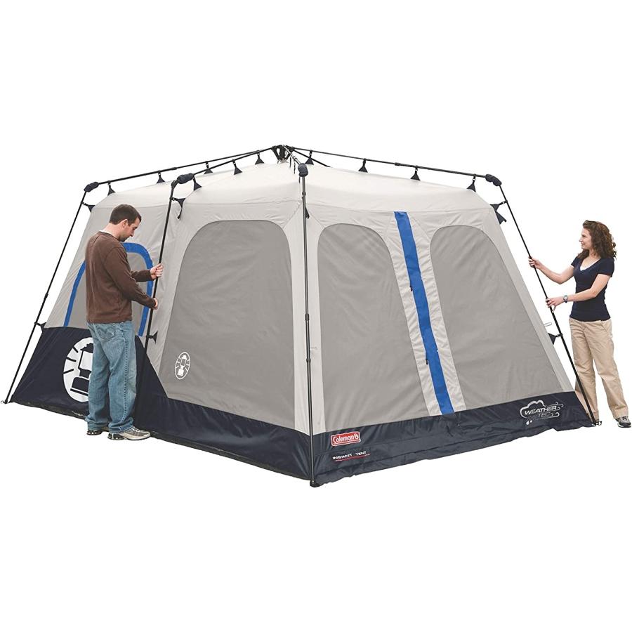 Coleman Camping Tent 8 Person Cabin Tent with Instant Setup, Blue | Coleman | 08