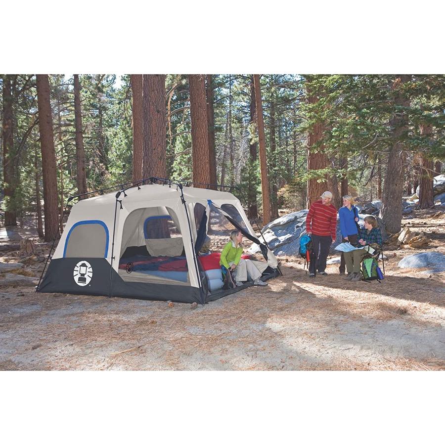 Coleman Camping Tent 8 Person Cabin Tent with Instant Setup, Blue | Coleman | 09