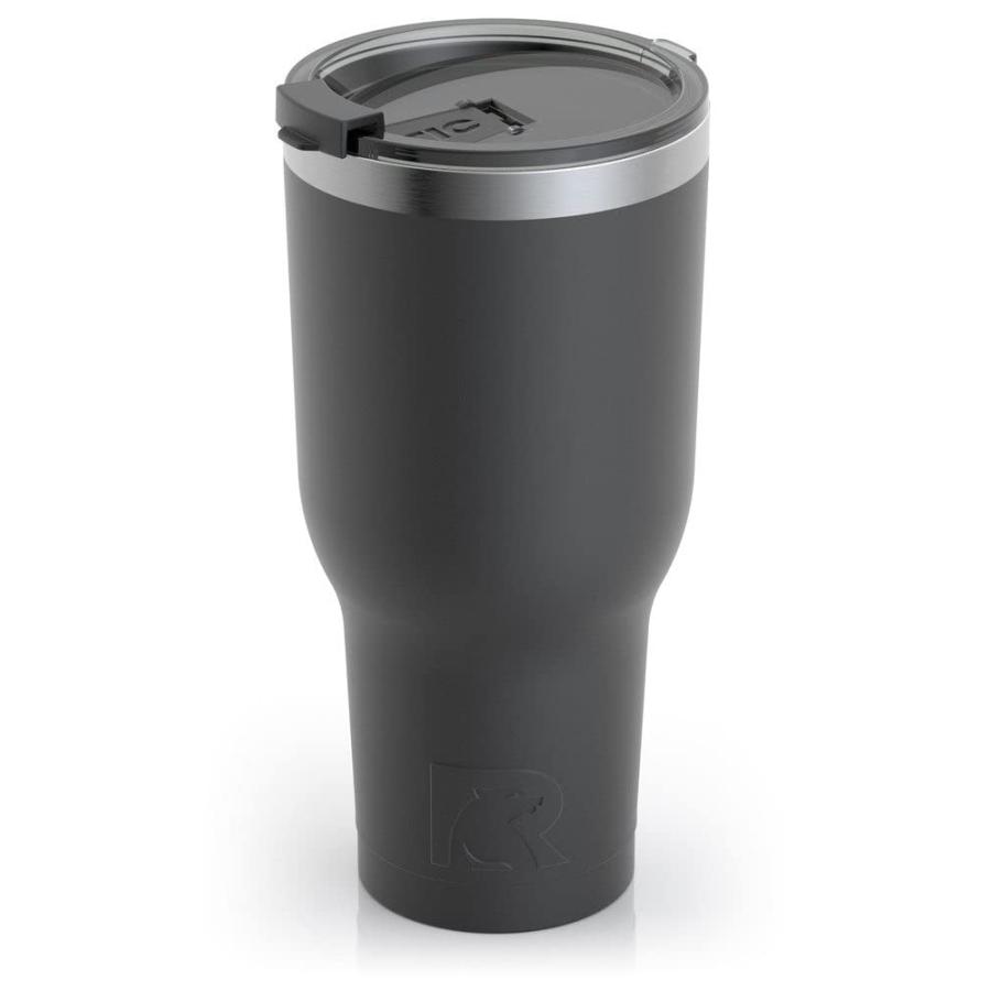 RTIC 40 OZ INSULATED TUMBLER STAINLESS STEEL COFFEE TRAVEL MUG WITH LID, SPILL PROOF, HOT BEVERAGE AND COLD, PORTABLE THERMAL CUP FOR CAR, CAMPIN | 