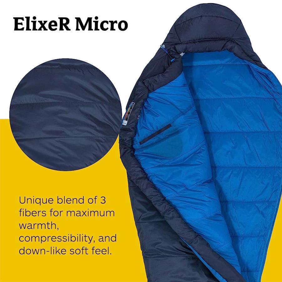 MARMOT ULTRA ELITE 20 SLEEPING BAG| INSULATED, WARM, WATER-RESISTANT, DARK STEEL/LAKESIDE, REGULAR | Marmot | 02