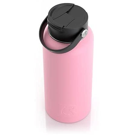 RTIC WATER BOTTLE, 32 OZ, FLAMINGO, DOUBLE VACUUM INSULATED WATER BOTTLE, STAINLESS STEEL FOR HOT & COLD DRINKS, SWEAT PROOF THERMOS, GREAT FOR T |  | 03