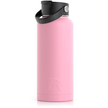 RTIC WATER BOTTLE, 32 OZ, FLAMINGO, DOUBLE VACUUM INSULATED WATER BOTTLE, STAINLESS STEEL FOR HOT & COLD DRINKS, SWEAT PROOF THERMOS, GREAT FOR T |  | 07