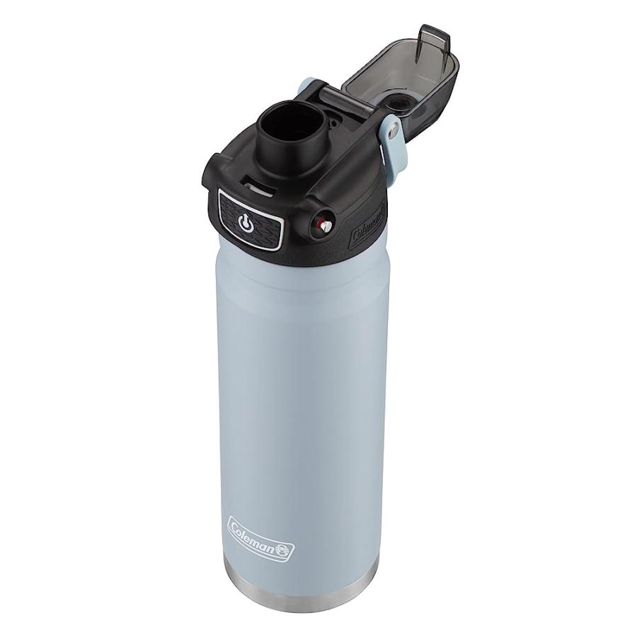 COLEMAN BURST 24 OZ. STAINLESS STEEL AUTOPOP WATER BOTTLE, FOG | Coleman | 01