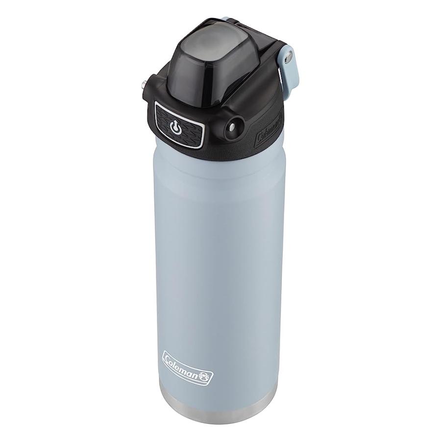 COLEMAN BURST 24 OZ. STAINLESS STEEL AUTOPOP WATER BOTTLE, FOG | Coleman | 02