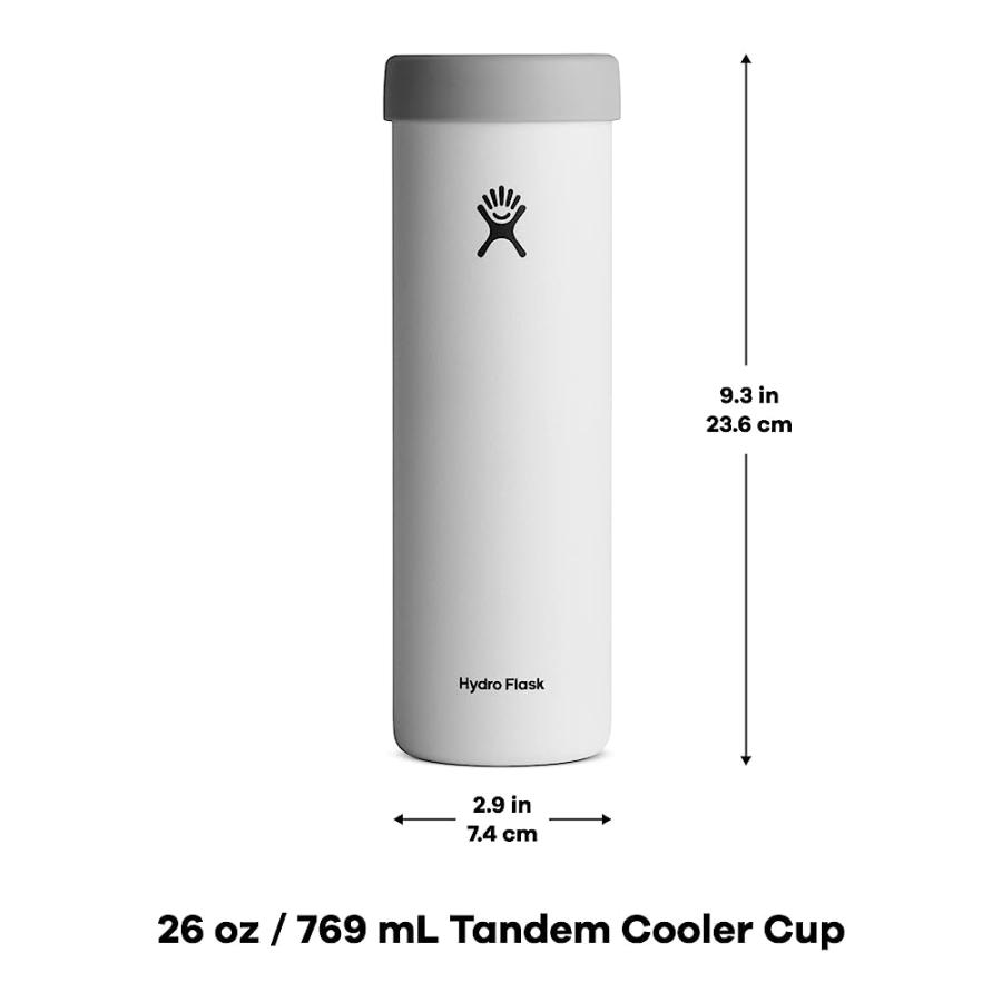 HYDRO FLASK DUAL 12 OZ TANDEM STAINLESS STEEL REUSABLE CAN HOLDER COOLER CUP GOJI - VACUUM INSULATED, DISHWASHER SAFE, BPA-FREE, NON-TOXIC | HYDRO FLASK | 04