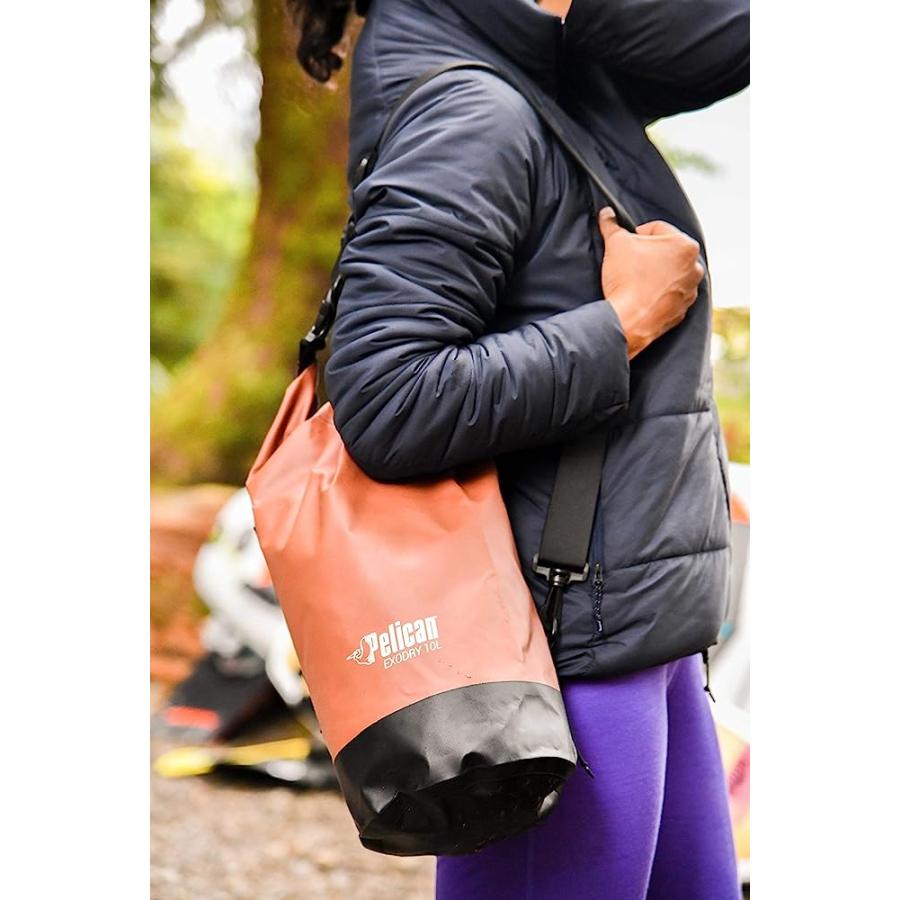 PELICAN WATERPROOF DRY BAG - EXODRY - THICK & LIGHTWEIGHT - ROLL TOP DRY COMPRESSION SACK KEEPS GEAR DRY FOR KAYAKING, BOATING, BEACH, RAFTING, H | PELICAN PRODUCTS | 06
