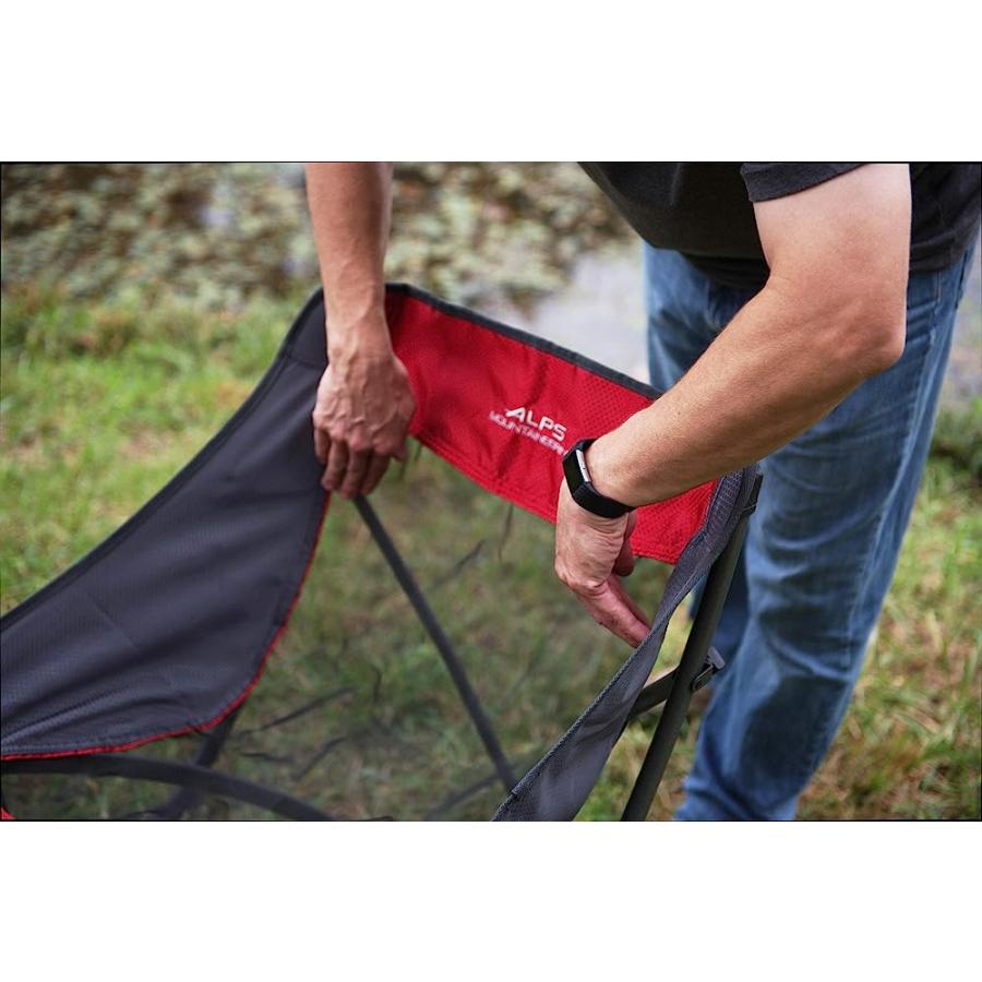 ALPS MOUNTAINEERING CAMBER CHAIR, ONE SIZE - SALSA/CHARCOAL | ALPS MOUNTAINEERING | 05