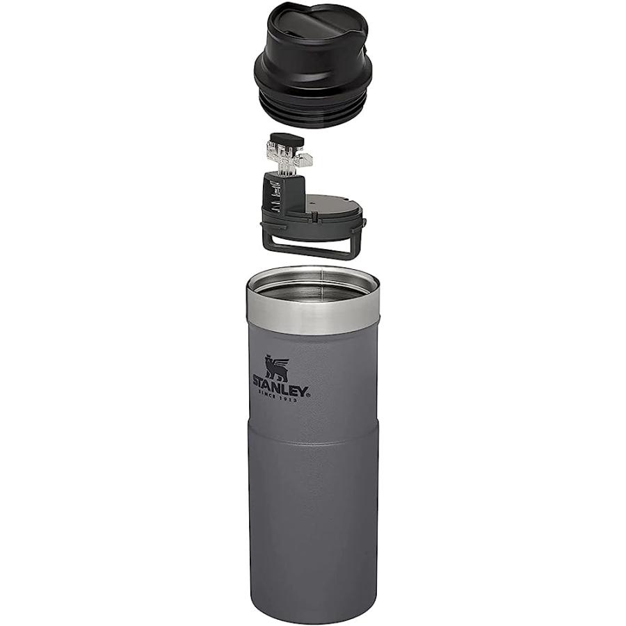 STANLEY 10-06439-237 THE TRIGGER-ACTION TRAVEL MUG CHARCOAL 16OZ / .47L | STANLEY | 01