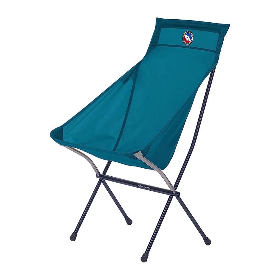 BIG AGNES BIG SIX CAMP CHAIR - HIGH & WIDE CAMPING CHAIR WITH AIRCRAFT ALUMINUM FRAME, BLUE | BIG AGNES | 01