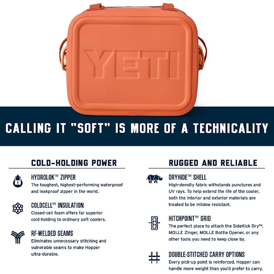 YETI HOPPER FLIP 12 PORTABLE SOFT COOLER, HIGH DESERT CLAY | YETI | 05