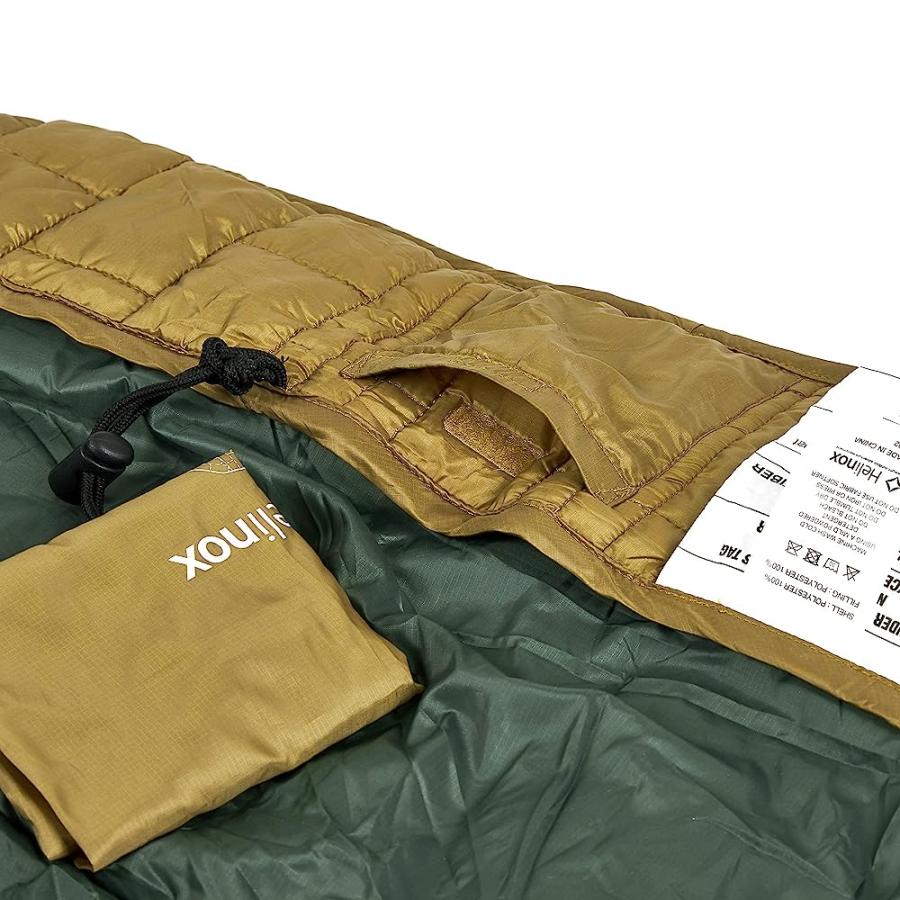 HELINOX SEAT WARMER INSULATED FITTED CHAIR COVER, CHAIR TWO, COYOTE TAN/FOREST GREEN | Helinox | 07