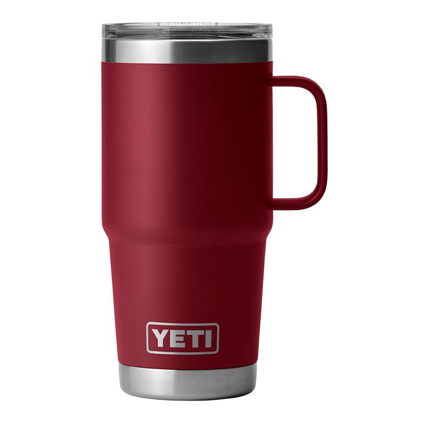 YETI Rambler 20オンス トラベルマグ ストロングホールド蓋付き 真空断熱 ステンレス製、ハーベストレッド | YETI | 02
