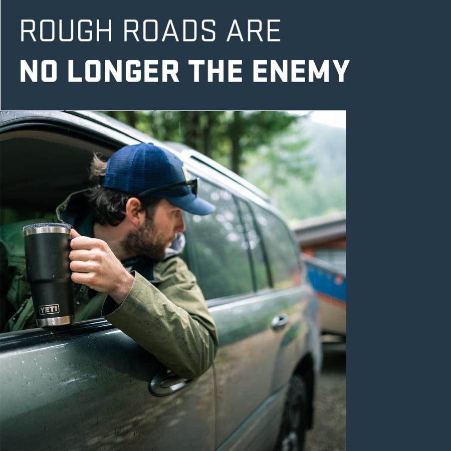 YETI Rambler 20オンス トラベルマグ ストロングホールド蓋付き 真空断熱 ステンレス製、ハーベストレッド | YETI | 05