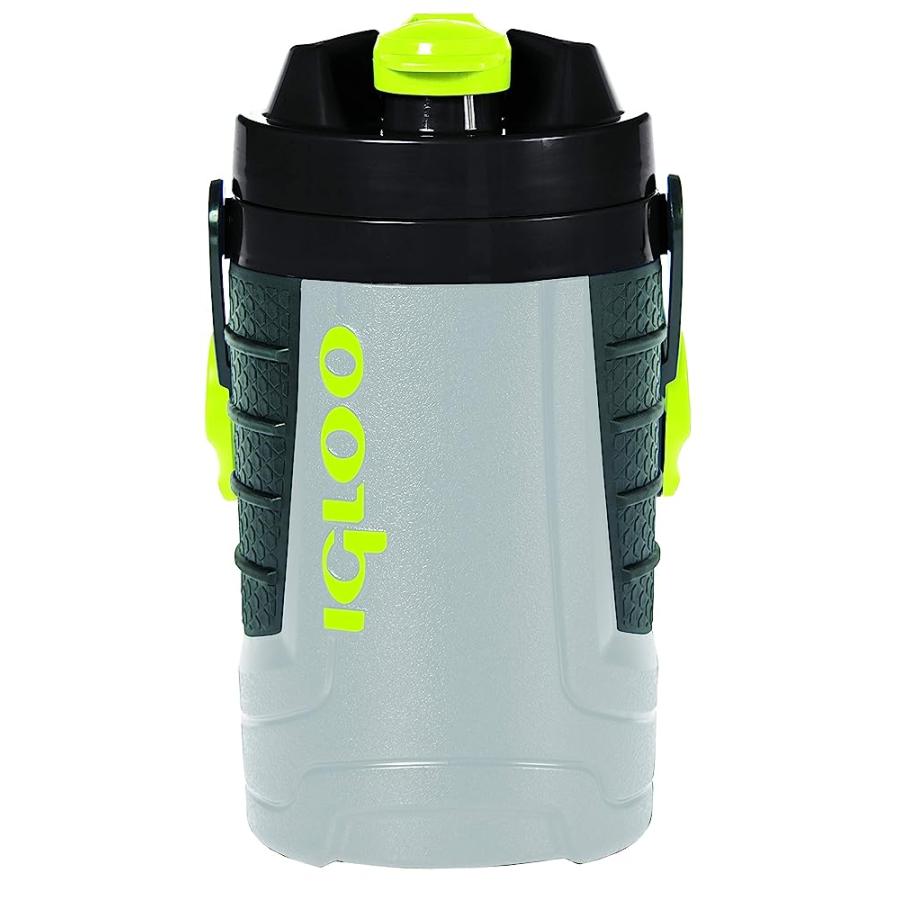 IGLOO 1 QUART PROFORMANCE SPORT JUG WITH FREEZE STICK , NEON GREEN/BLACK | LES CREATIONS