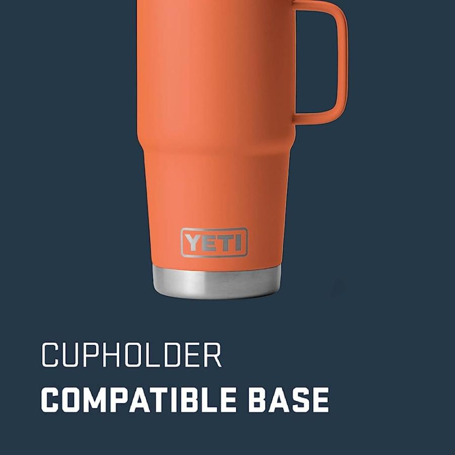 YETI RAMBLER 20 OZ TRAVEL MUG, STAINLESS STEEL, VACUUM INSULATED WITH STRONGHOLD LID, HIGH DESERT CLAY | YETI | 02