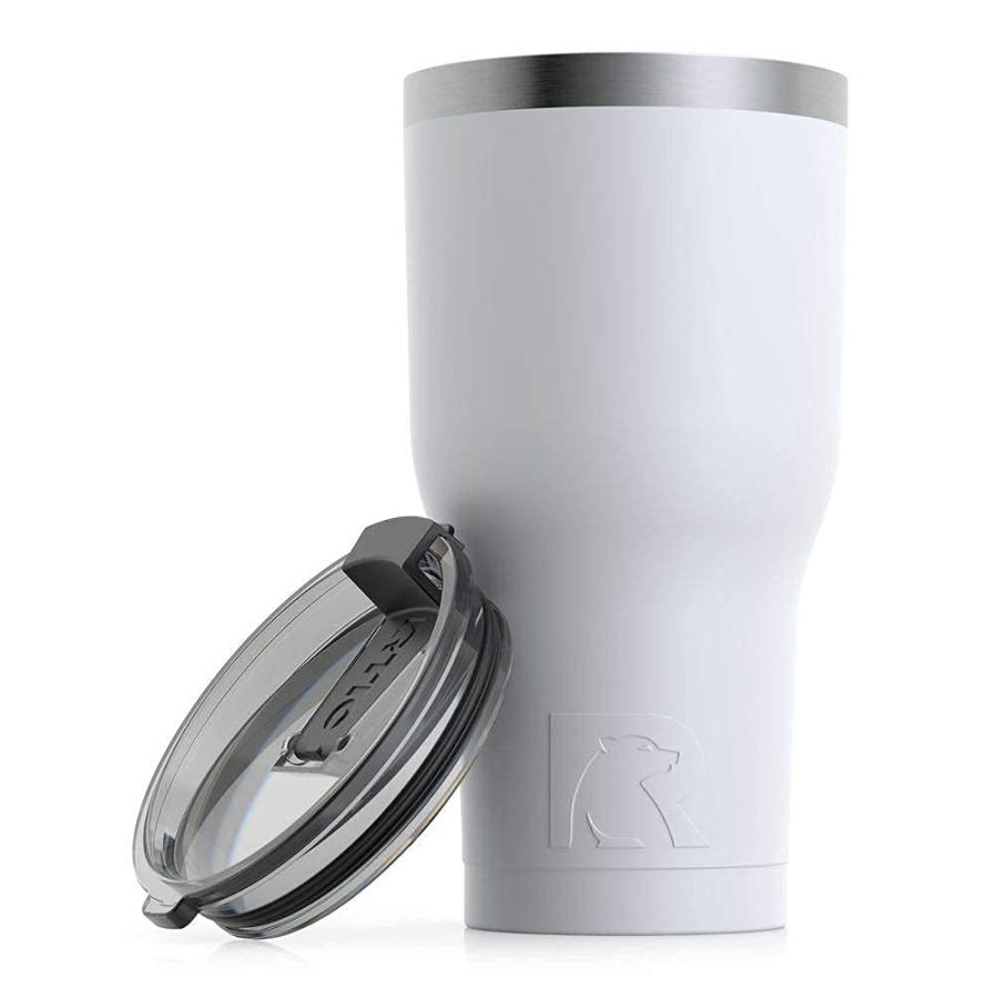 RTIC DOUBLE WALL VACUUM INSULATED TUMBLER, 30 OZ, WHITE |  | 02