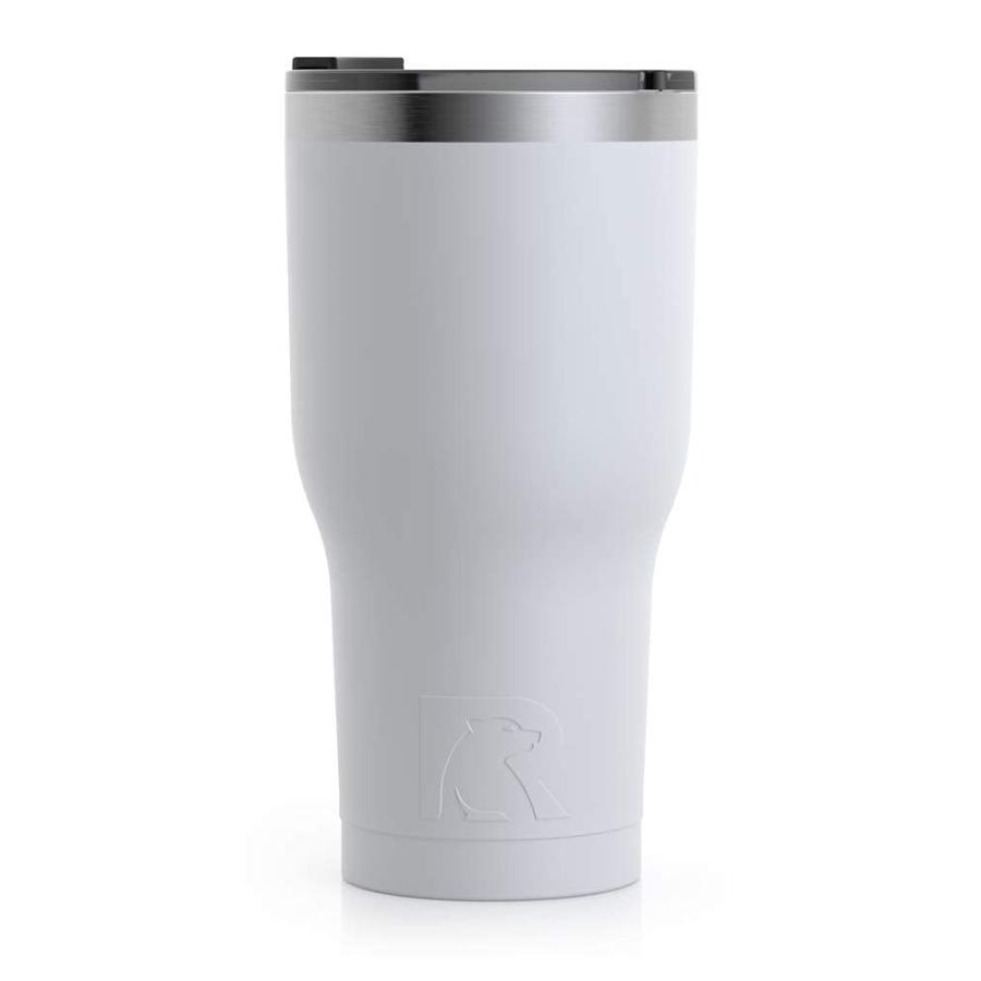 RTIC DOUBLE WALL VACUUM INSULATED TUMBLER, 30 OZ, WHITE |  | 03