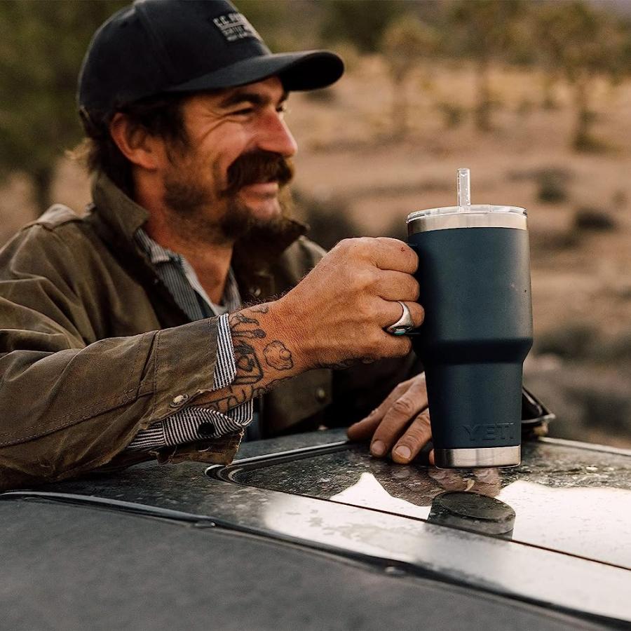 YETI RAMBLER 35 OZ STRAW MUG, VACUUM INSULATED, STAINLESS STEEL, CANOPY GREEN | YETI | 04