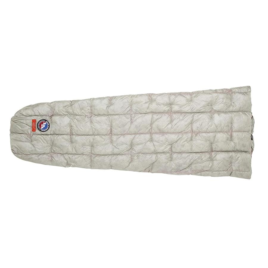BIG AGNES FUSSELL UL (850 DOWNTEK) ULTRALIGHT CAMPING QUILT, GRAY/PUMPKIN | BIG AGNES | 03