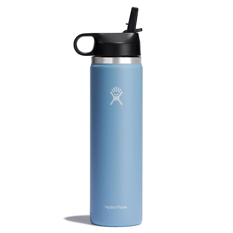 HYDRO FLASK 24 OZ WIDE MOUTH STRAW LID RAIN | HYDRO FLASK