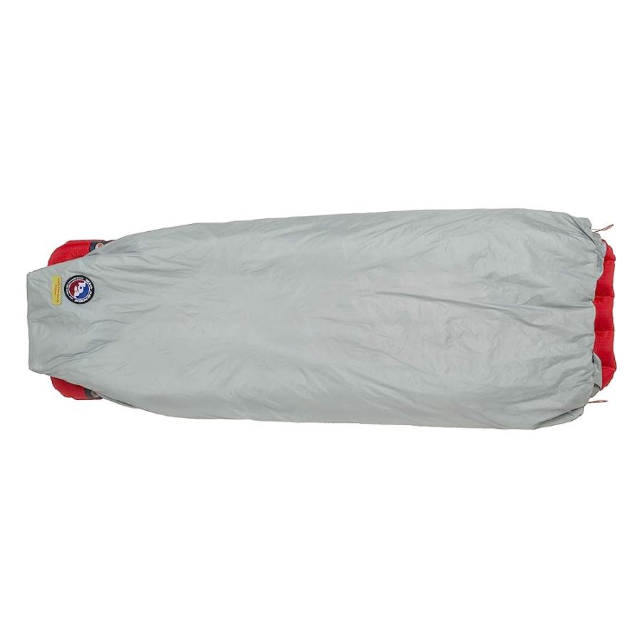 BIG AGNES KINGS CANYON UL (PRIMALOFT) ULTRALIGHT CAMPING QUILT, GRAY/PALM | BIG AGNES