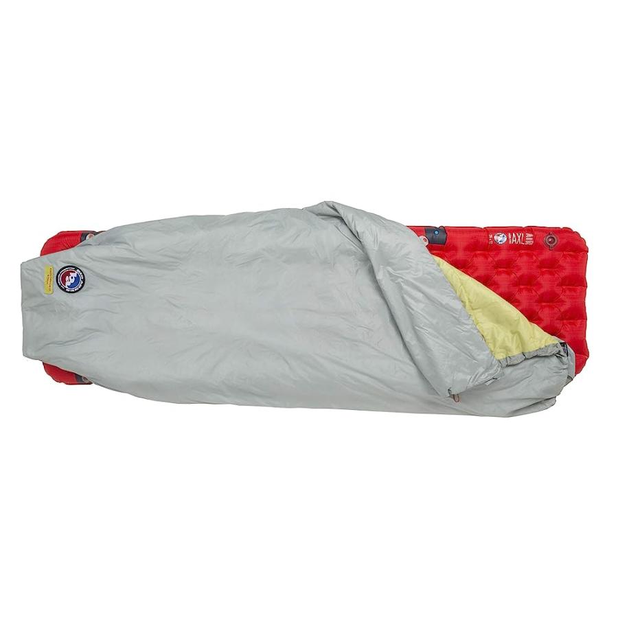 BIG AGNES KINGS CANYON UL (PRIMALOFT) ULTRALIGHT CAMPING QUILT, GRAY/PALM | BIG AGNES | 02