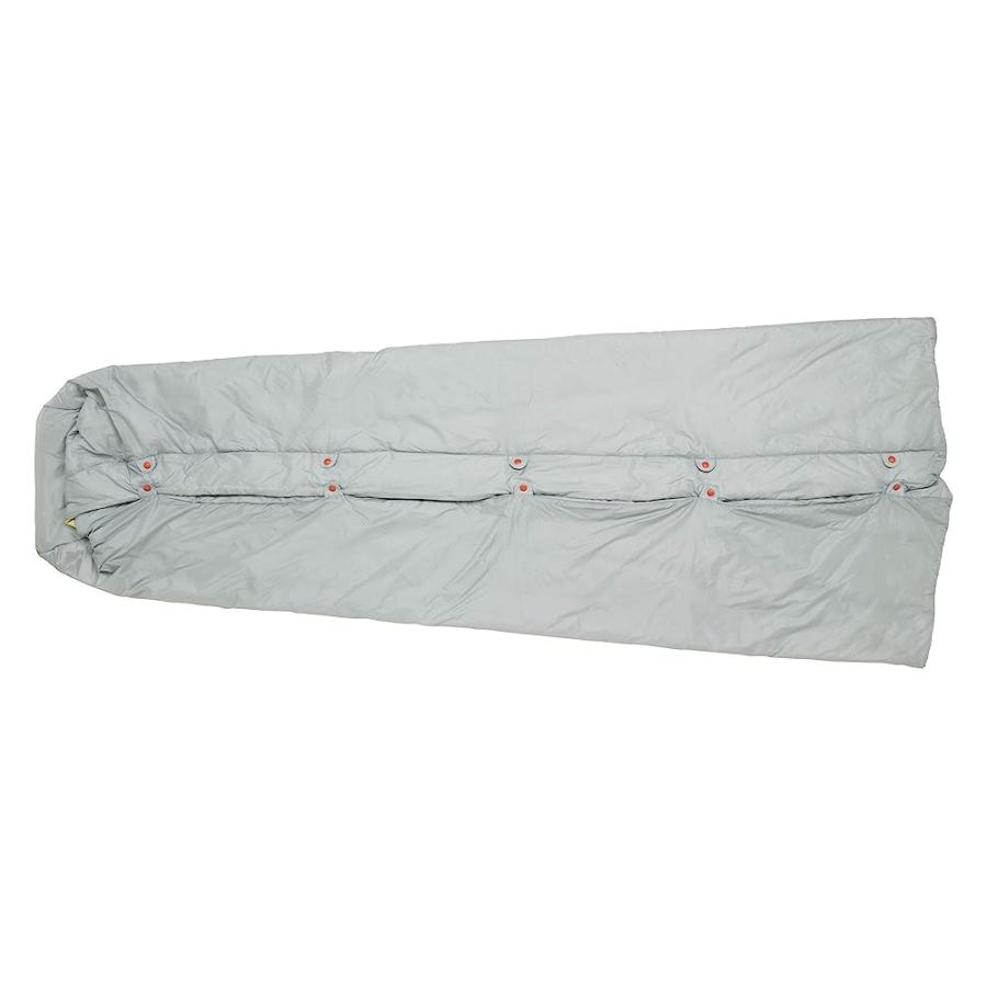 BIG AGNES KINGS CANYON UL (PRIMALOFT) ULTRALIGHT CAMPING QUILT, GRAY/PALM | BIG AGNES | 05