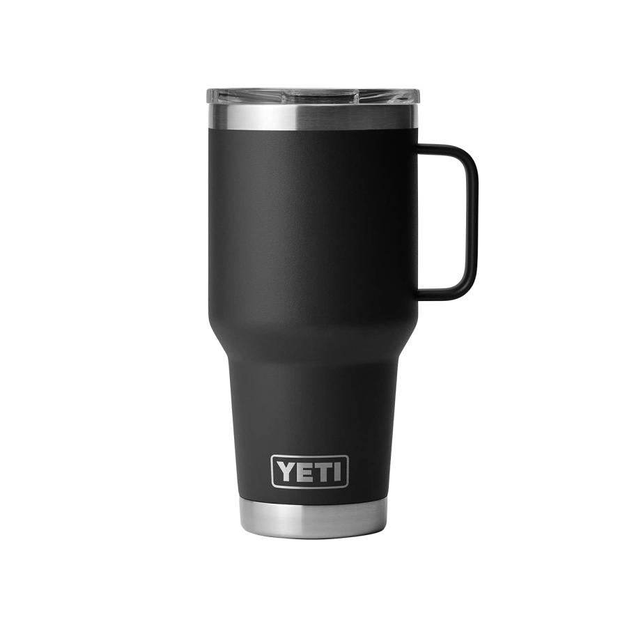 YETI Rambler 30オンス トラベルマグ ストロングホールド蓋付き 真空断熱 ステンレス製、ブラック | YETI | 04
