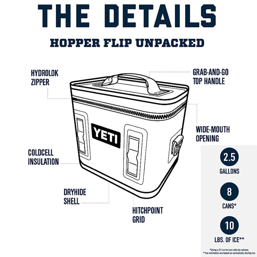 YETI HOPPER FLIP 8 PORTABLE SOFT COOLER, HIGH DESERT CLAY | YETI | 01