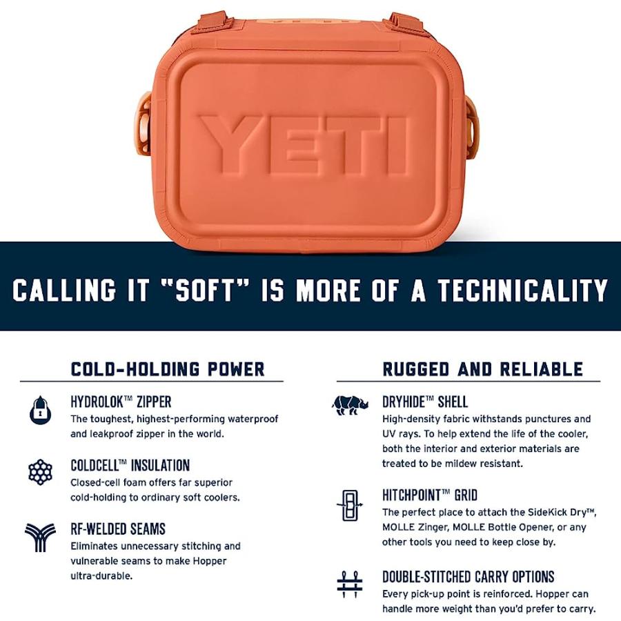 YETI HOPPER FLIP 8 PORTABLE SOFT COOLER, HIGH DESERT CLAY | YETI | 05