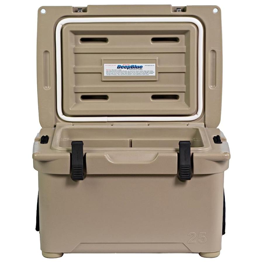 ENGEL ENG25T DEEPBLUE PERFORMANCE COOLER, HOLD ICE FOR 6-8 DAYS, TAN |  | 01