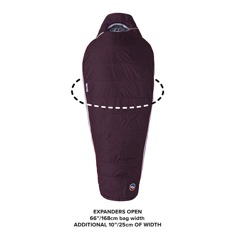 BIG AGNES WOMEN'S TORCHLIGHT CAMP 35 SLEEPING BAG (FIRELINE PRO) PETITE, RIGHT ZIP | BIG AGNES | 03