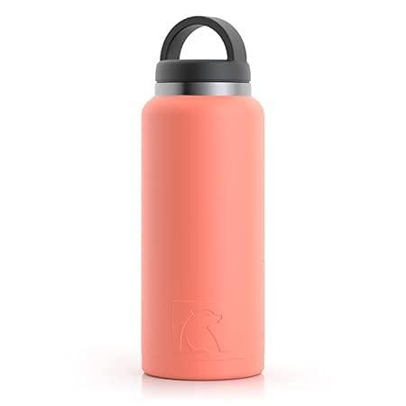 RTIC 36OZ VACUUM INSULATED WATER BOTTLE, METAL STAINLESS STEEL DOUBLE WALL INSULATION, BPA FREE REUSABLE, LEAK-PROOF THERMOS FLASK FOR HOT AND CO |  | 07