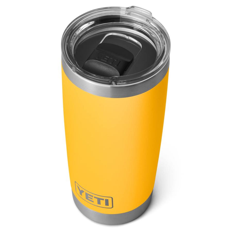 YETI Rambler 20オンス タンブラー マグスライダー蓋付き 真空断熱 ステンレス製、アルパインイエロー | YETI | 01