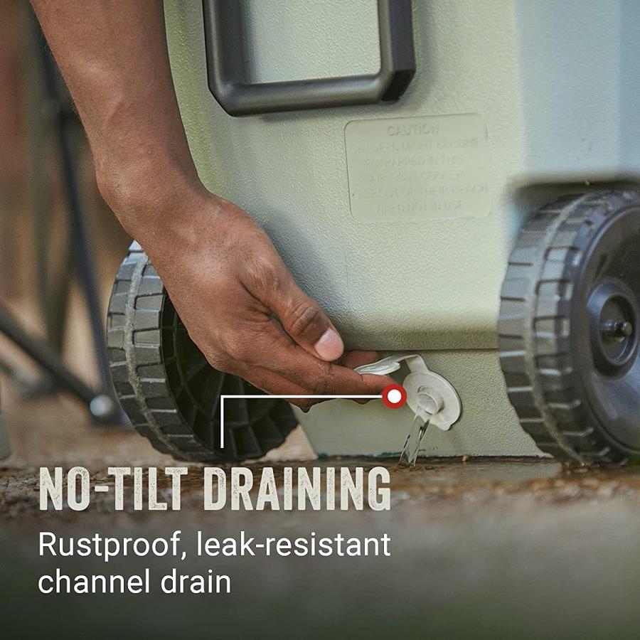 Coleman Ice Chest Coleman 316 Series Wheeled Hard Coolers, 62qt Rock Grey | Coleman | 05