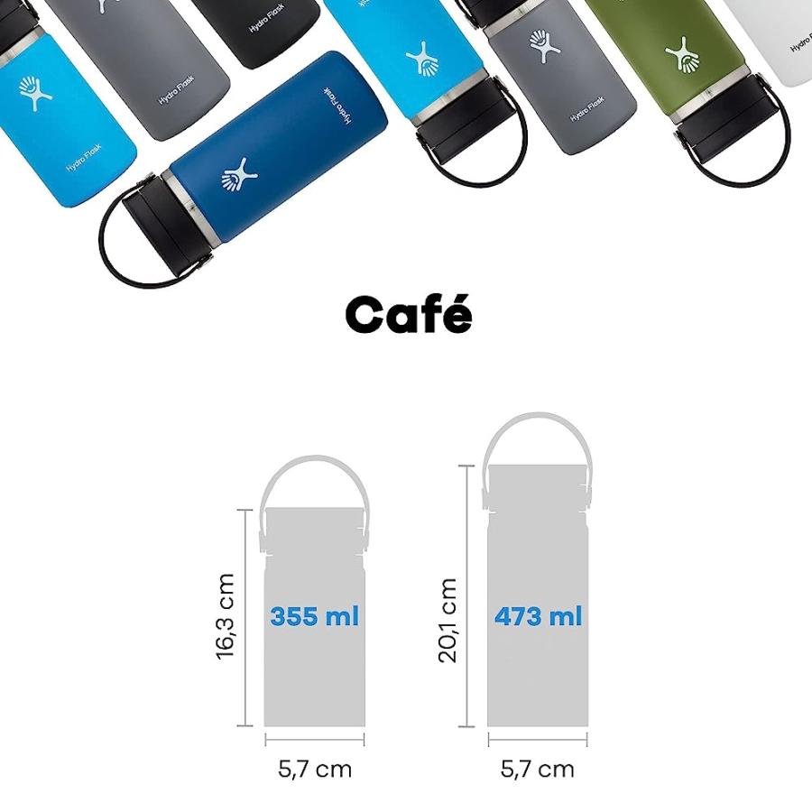 HYDRO FLASK WIDE MOUTH WITH FLEX SIP LID - INSULATED WATER BOTTLE TRAVEL CUP COFFEE MUG TUMBLER 12 OZ | HYDRO FLASK | 02