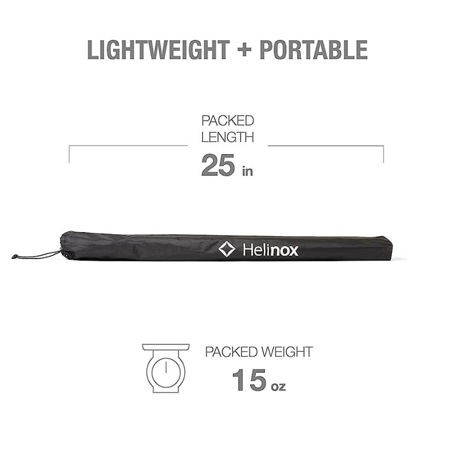 HELINOX PERSONAL SHADE ATTACHABLE CHAIR CANOPY, BLACK | Helinox | 01