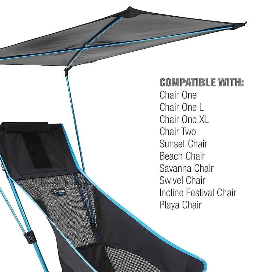 HELINOX PERSONAL SHADE ATTACHABLE CHAIR CANOPY, BLACK | Helinox | 02