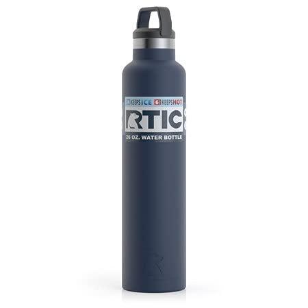 RTIC 26 OZ VACUUM INSULATED WATER BOTTLE, METAL STAINLESS STEEL DOUBLE WALL INSULATION, BPA FREE REUSABLE, LEAK-PROOF THERMOS FLASK FOR HOT AND C |  | 06