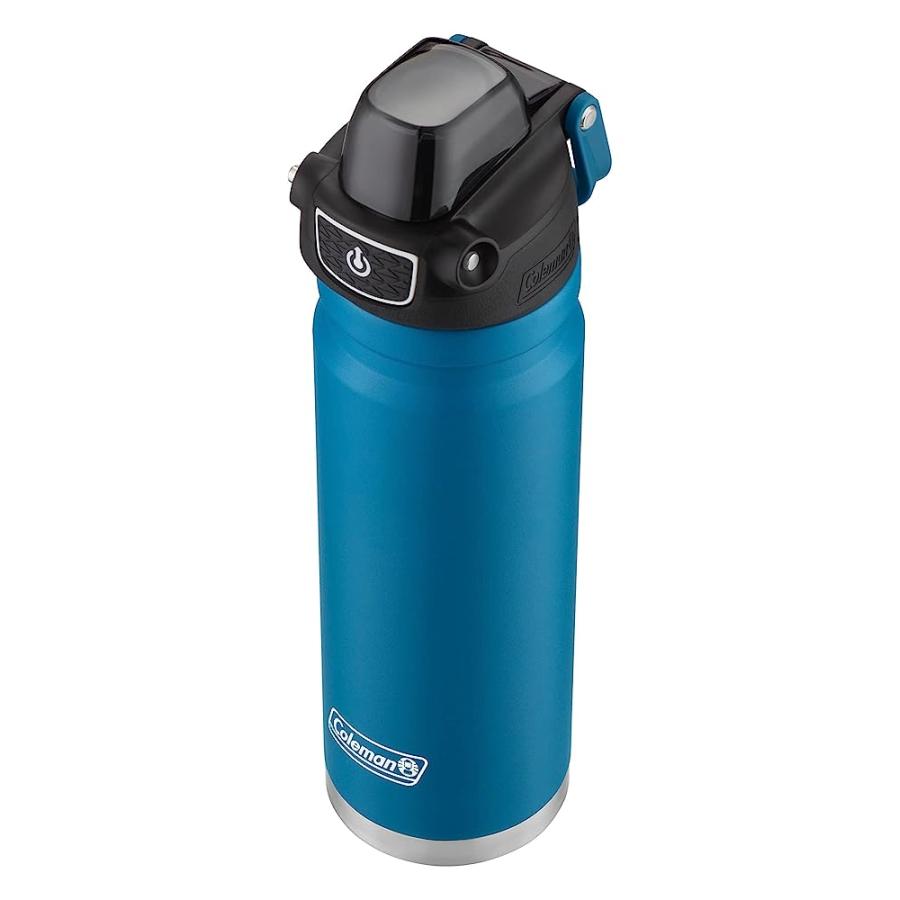 COLEMAN BURST 24 OZ. STAINLESS STEEL AUTOPOP WATER BOTTLE, DEEP OCEAN | Coleman | 02