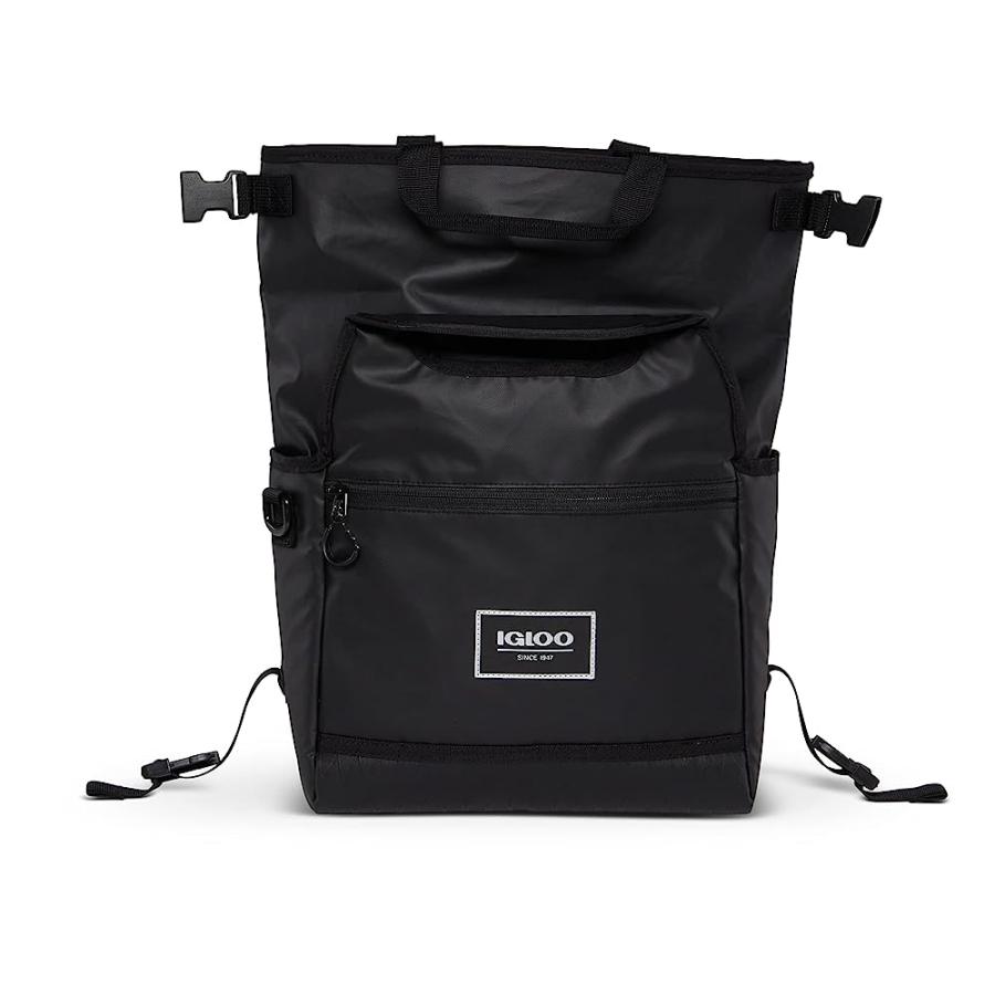 IGLOO PURSUIT 16-CAN PORTABLE LUNCH BOX BAG COOLER WITH PADDED STRAP, BLACK | igloo | 02